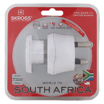 SKR1500202 Reisadapter combo - wereld-naar-zuid-afrika geaard Verpakking foto